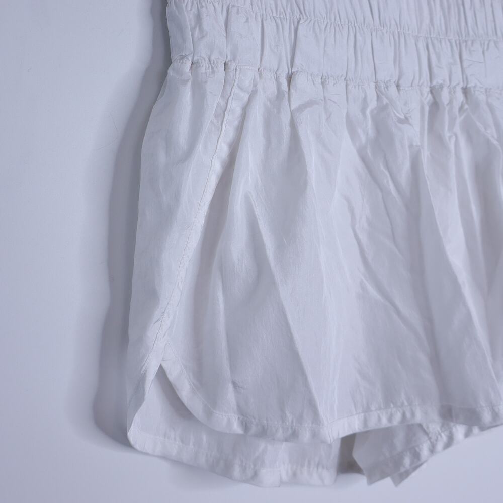 FP MOVEMENT The Way Home Shorts White Lined Running Active Women's M - Picture 5 of 12